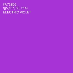 #A732D6 - Electric Violet Color Image